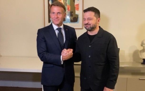 Зеленський зустрівся з Макроном у Нью-Йорку