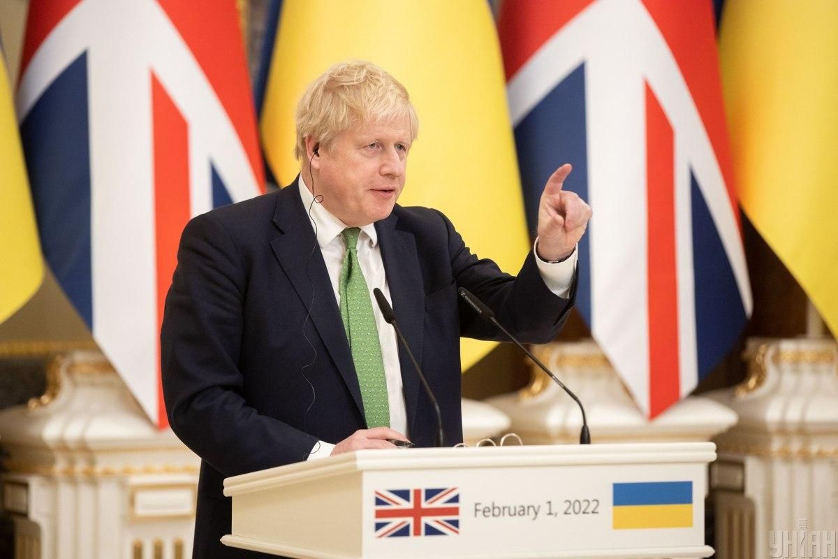 Борис Джонсон прокоментував удар по потягу, в якому він їхав
